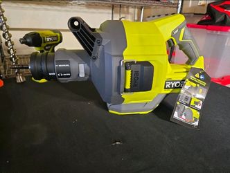 RYOBI ONE+ 18V Cordless Drain Auger, Clog Remover Tool w 35 ft Cable