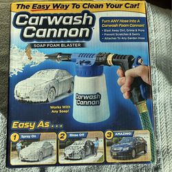 Car wash cannon