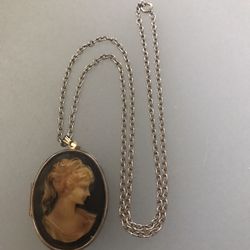 Large, Resin Cameo Locket