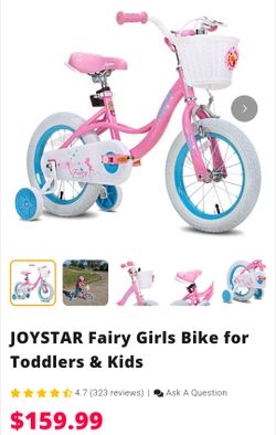 Road Fairy 12 " Chromewheels Pink Bicycle + Helmet