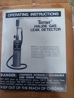 Turner gas leak detector