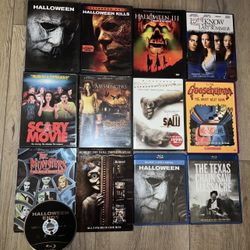 Variety Of Horror DVD’s & Blu-Ray’s 