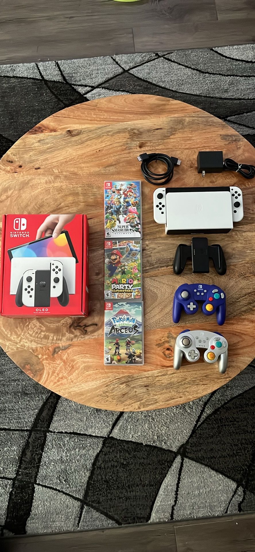 Nintendo Switch OLED Bundle – $325– Perfect Condition