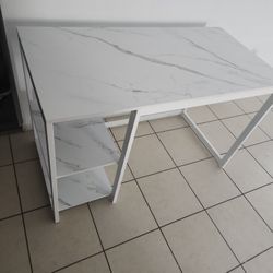 Desk White Marble