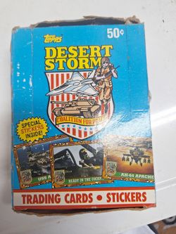 1991 Desert storm Topps cards all new packages complete