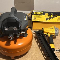 Framing Gun And Air Compressor