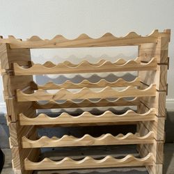 Wooden Wine Rack 