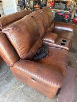 Electric leather couches