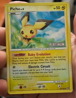 Pokemon Pichu Plantinum