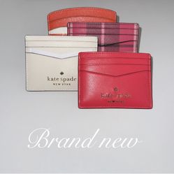 Four Kate Spade Small Slim Card Holders - BRAND NEW