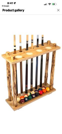 6-cue floor rack