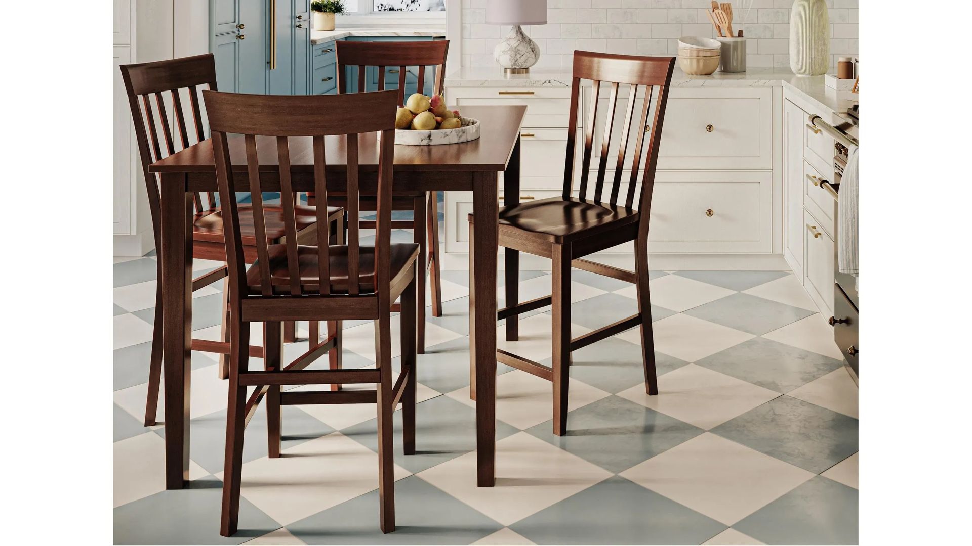 Nice 52nd Street Counter Stool Solid wood High Quality L: 18" x W: 22" x H: 43" New MSRP $120 each! Bar stool, chair, kitchen, living room, dinning r