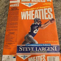 Steve Largent Wheaties Box.