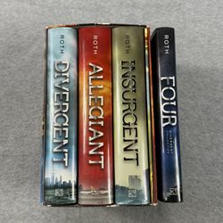 Divergent Series HC Book Set of 4 By Veronica Roth Four Insurgent Allegiances