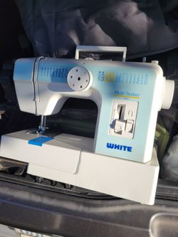 White Sewing Machine Model 2200 Multi Tasker 75 Watt 120 Volt With Foot Pedal