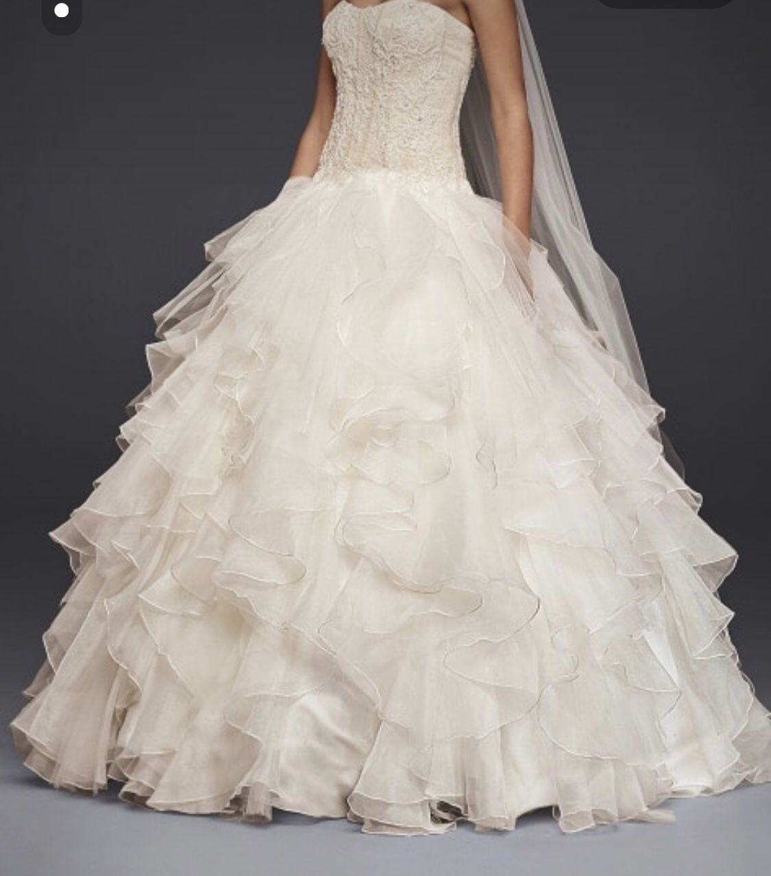 Brand new Oleg Cassini Wedding Dress