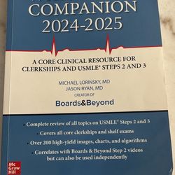 Book White Coat Companion 2024-2025 book is for USMLE Steps 2 & 3 and clerkships.