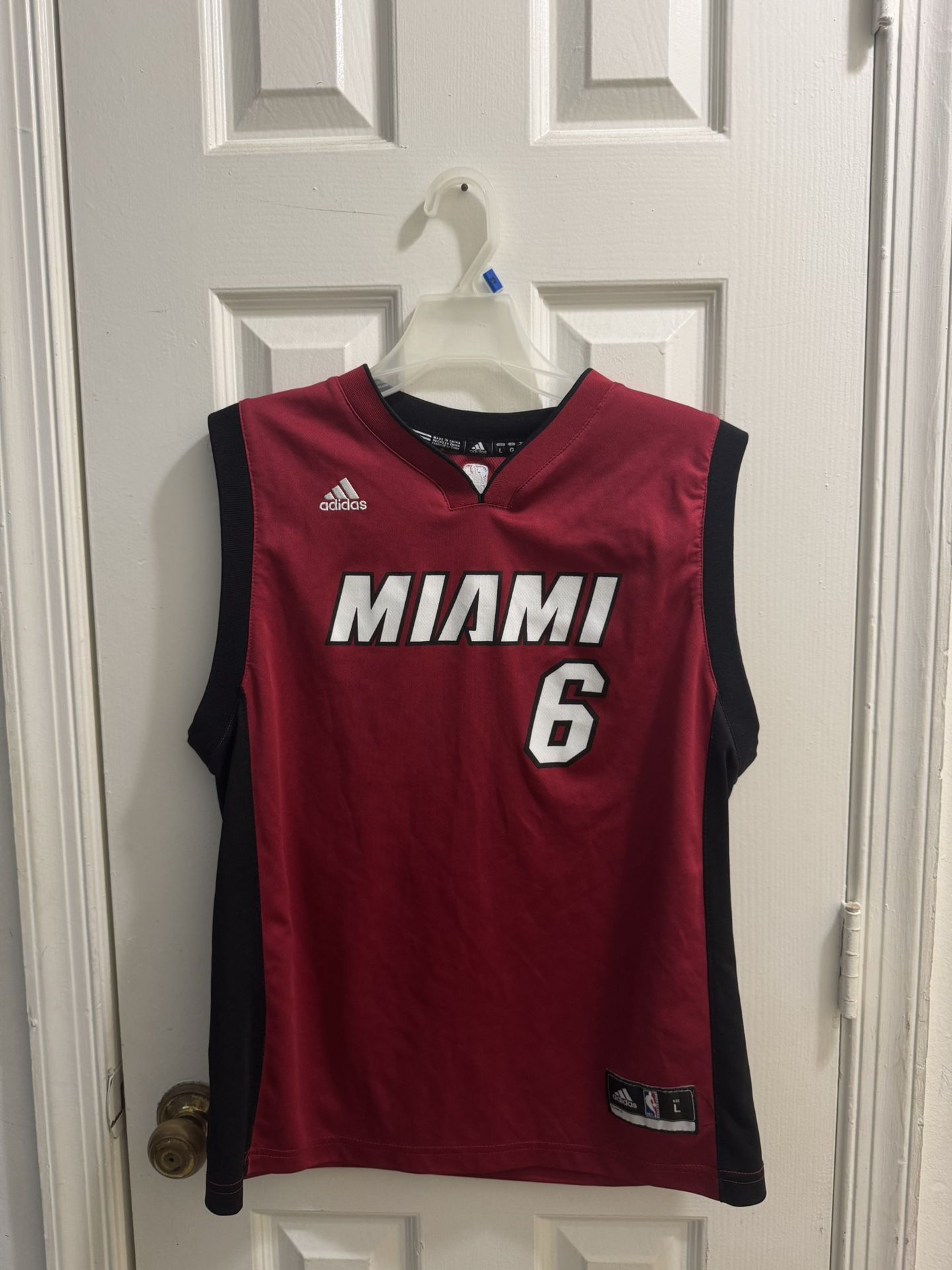 Adidas LeBron James Miami Heat Jersey