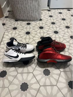 2 pairs of Kobes - Mambacita Gigi 4s & Crazy 1s
