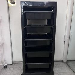 Salon Rolling Trolley Cart with Wheels & 5 Pull Out Drawers