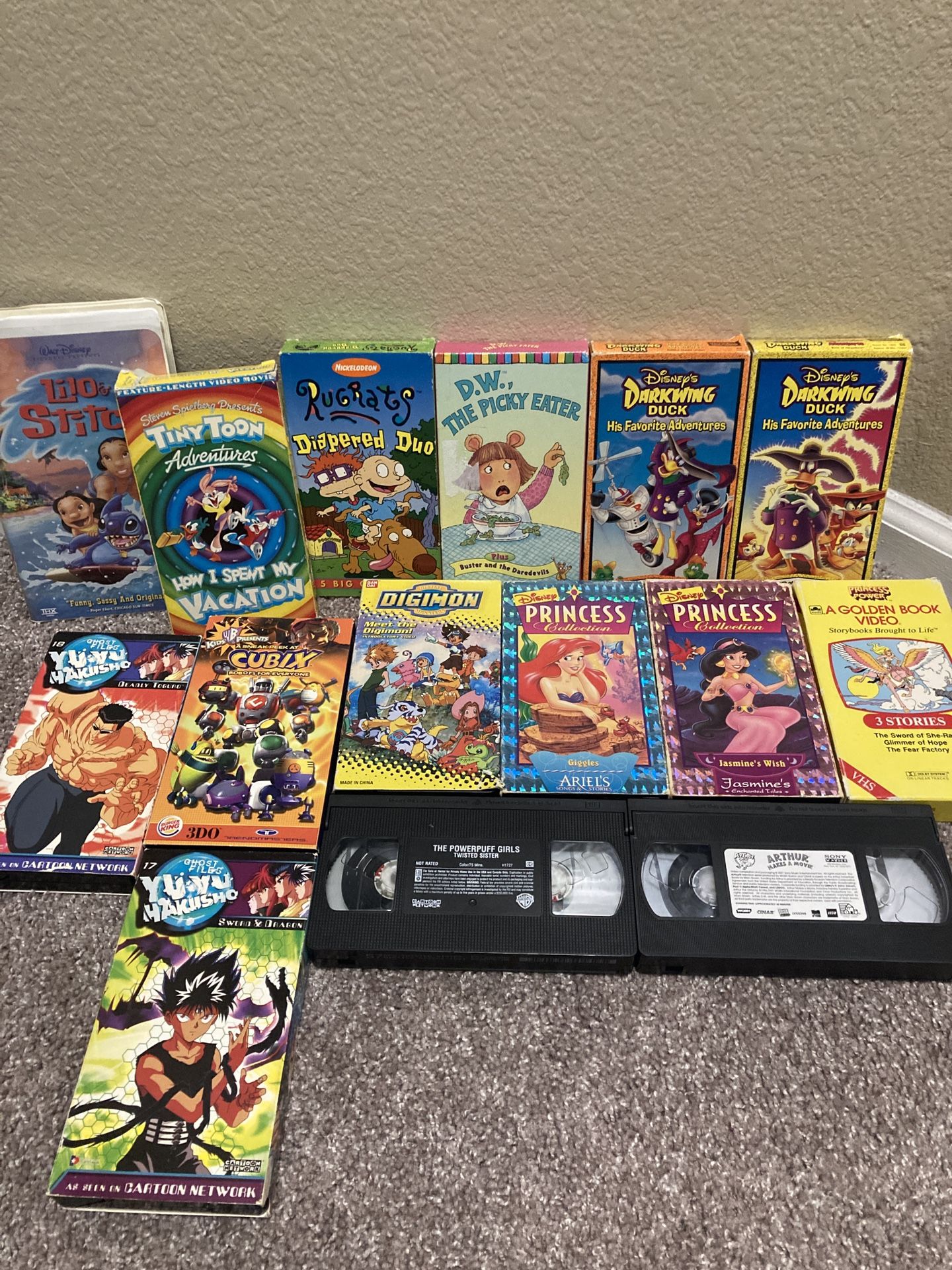 Assorted Animated VHS Lot
