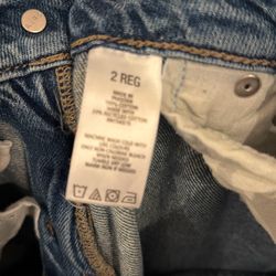 Aeropostale low rise baggy bow jeans $20