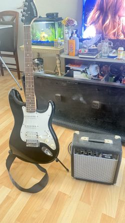 Starcaster Guitar With Amp