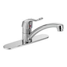 Baystone® Classic Stainless 1 Handle Kitchen Faucet Less Spray