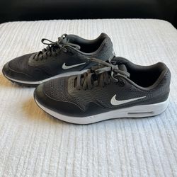 Nike Mens Air Max Nike Golf Shoes Black  Size 10.5