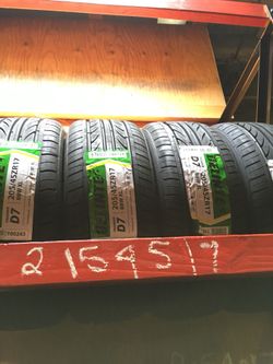 NEW SET 205/45R17 $300 WITH WARRANTY