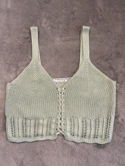 Boho Knit/Crochet Top Coachella Festival
