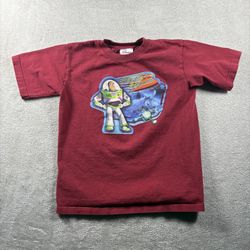 Vintage Disney Pixar Toy Story And Beyond Buzz Lightyear Kids S Red 90s #2B