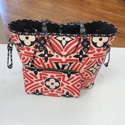 Louis Vuitton Neverfull MM Crafty, No Dust Bag Or Box, Entrupy Verified, In Great Condition 