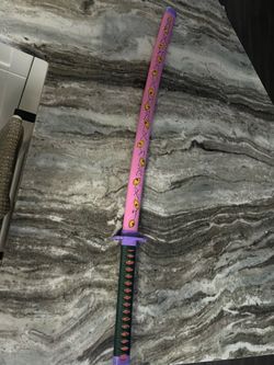Demon slayer Kokushibo hard plastic cosplay blade dull sword (New Condition)