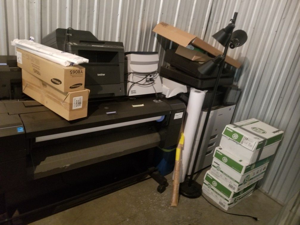 HP DesignJet T930 and Samsung MultiExpress Laser copier