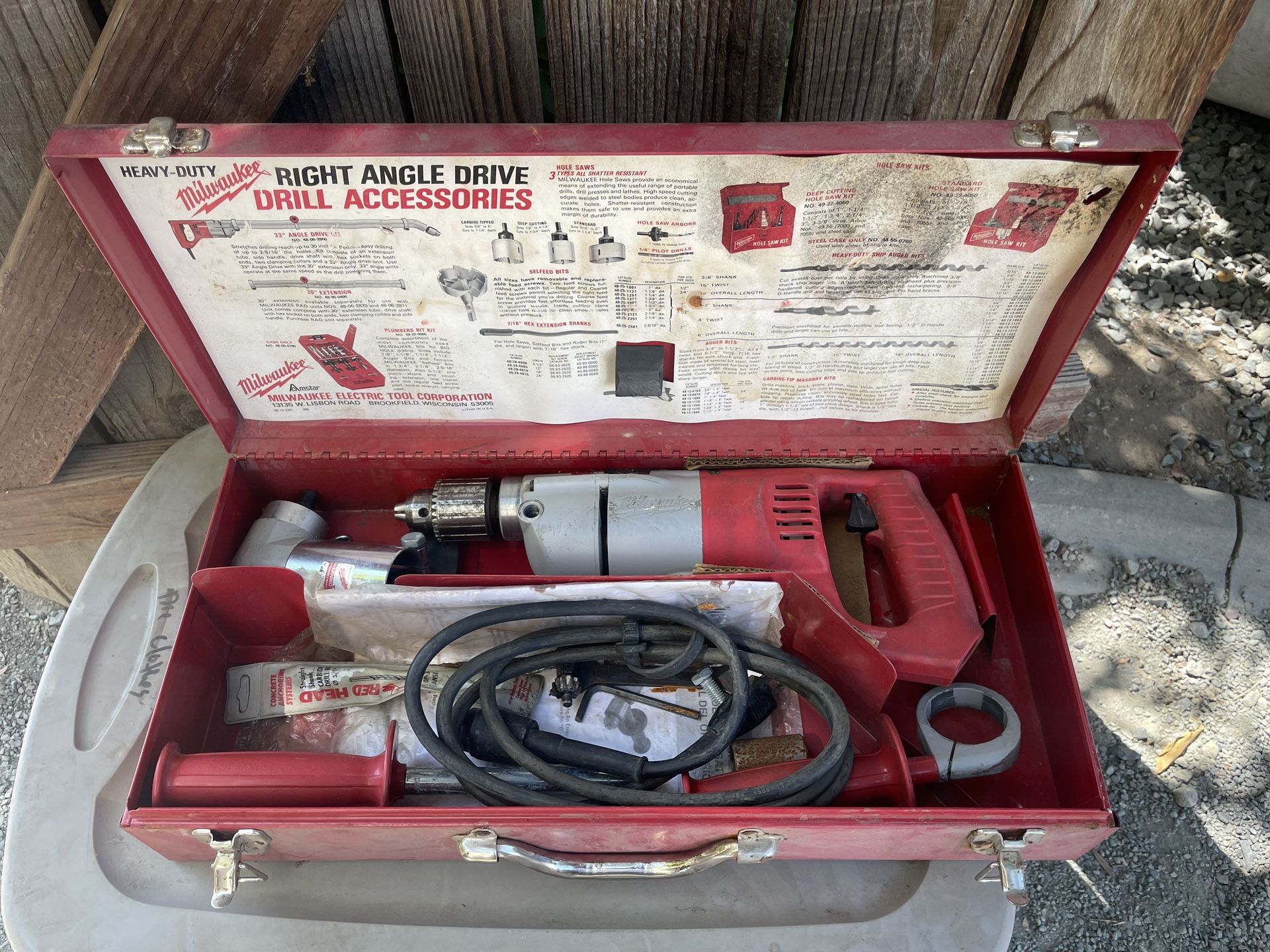 Milwaukee Heavy Duty Right Angle Drill