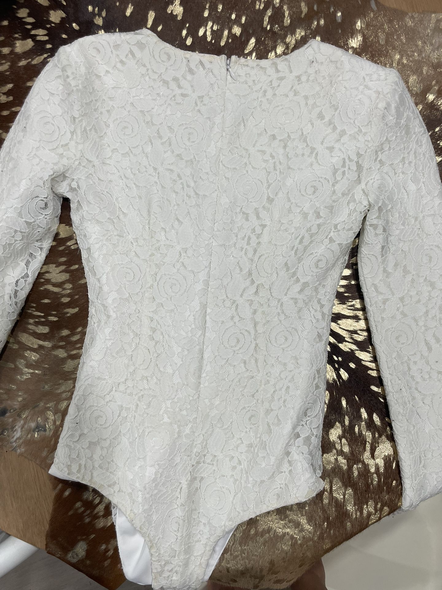 White Lace Bodysuit 