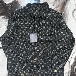 LV x Supreme Jean Jacket