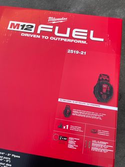 Milwaukee M12 FUEL High Speed Chain Snake Descaler Kit for 1-1/4 in.-2 in. Pipes  $850 New