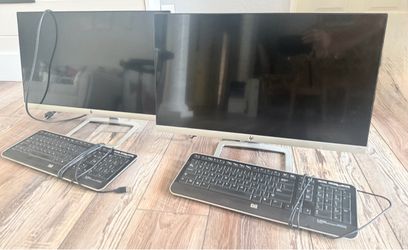 HP Ultra Thin 25 Monitor + Keyboard