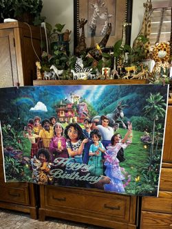 Encanto Party Backdrop 