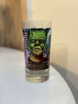 Universal Monsters Halloween Horror Nights Frankenstein Limited Edition Glass Cup 
