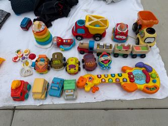 Lot of baby toys