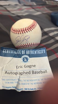 Eric Gagne Signed Baseball