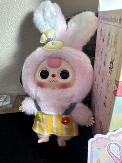 🐇 Baby Three Macaron Cute Bunny Revealed Plush/Vinyl Figure New Bunblush