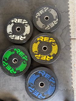 REP Pinnacle bumper plates (260 lb, like new)  $900 OBO