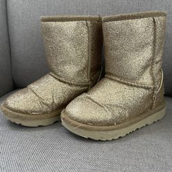UGG Gold Sparkle Toddler Size 8