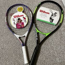 Brand New Men’s And Women’s Wilson Tennis Rackets 