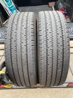 2) 245/75/16 Bridgestone VSTEEL RIB 265 Tires Old Range E DOT 0525 $150 for Both I carry other sizes as well