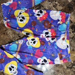 Disney Coco Womens Leggings Sz Curvey